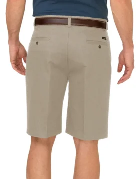 Pantaloncini Dickies in kaki da 10″ con vestibilità comoda e pieghe sul davanti