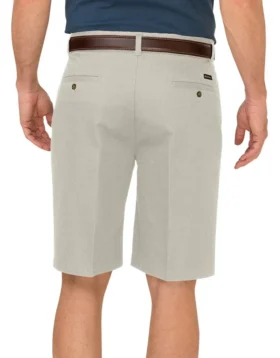 Pantaloncini Dickies in kaki da 10″ con vestibilità comoda e pieghe sul davanti