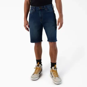 Pantaloncini in denim Flex a 5 tasche, 11″