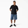 Pantaloncini in tela da carpentiere dal taglio morbido e dall’effetto consumato, 13″ Pantaloncini in tela da carpentiere dal taglio morbido e dall’effetto consumato, 13″