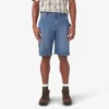 Pantaloncini utility in denim, 11″