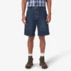 Pantaloncini utility in denim, 11″