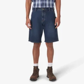 Pantaloncini utility in denim, 11″