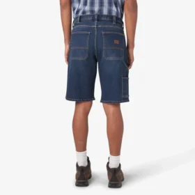 Pantaloncini utility in denim, 11″
