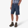 Pantaloncini utility in denim, 11″