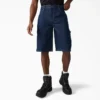 Pantaloncini utility in denim, 13″