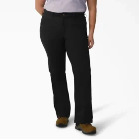 Pantaloni bootcut slim fit taglie forti da donna