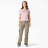 Pantaloni cargo da donna a gamba dritta e vestibilità comoda