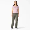 Pantaloni cargo da donna a gamba dritta e vestibilità comoda