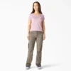 Pantaloni cargo da donna a gamba dritta e vestibilità comoda