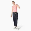 Pantaloni cargo da donna a vita alta con cuciture a contrasto Pantaloni cargo da donna a vita alta con cuciture a contrasto