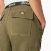 Pantaloni cargo da donna a vita alta con cuciture a contrasto Pantaloni cargo da donna a vita alta con cuciture a contrasto