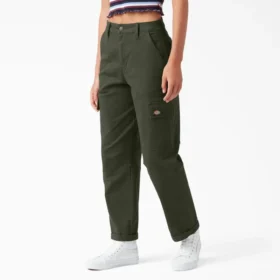 Pantaloni cargo da donna a vita alta e taglio corto