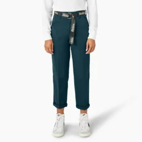Pantaloni cargo da donna a vita alta e taglio corto