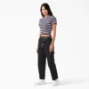 Pantaloni cargo da donna a vita alta e taglio corto