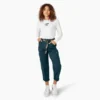 Pantaloni cargo da donna a vita alta e taglio corto Pantaloni cargo da donna a vita alta e taglio corto