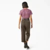 Pantaloni cargo da donna a vita alta e taglio corto