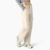 Pantaloni cargo da donna in tela di cotone con vestibilità comoda Pantaloni cargo da donna in tela di cotone con vestibilità comoda