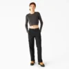 Pantaloni cargo da donna in tela di cotone con vestibilità comoda Pantaloni cargo da donna in tela di cotone con vestibilità comoda