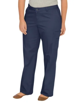 Pantaloni cargo da donna taglie forti a gamba dritta e vestibilità comoda