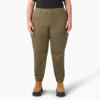 Pantaloni cargo da donna taglie forti a vita alta Pantaloni cargo da donna taglie forti a vita alta