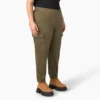 Pantaloni cargo da donna taglie forti a vita alta Pantaloni cargo da donna taglie forti a vita alta