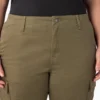 Pantaloni cargo da donna taglie forti a vita alta Pantaloni cargo da donna taglie forti a vita alta