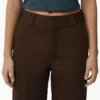 Pantaloni cropped da donna a vestibilità regolare