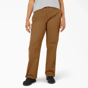 Pantaloni da carpentiere da donna Plus Flex a vestibilità dritta e comoda