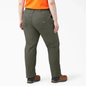 Pantaloni da carpentiere da donna Plus Flex a vestibilità dritta e comoda