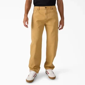 Pantaloni da carpentiere in tela di cotone
