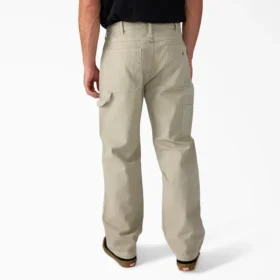 Pantaloni da carpentiere in tela di cotone