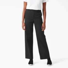 Pantaloni da donna a gamba larga dal taglio morbido