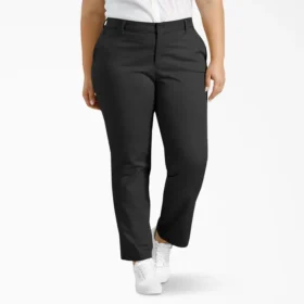 Pantaloni da donna taglie forti a gamba dritta