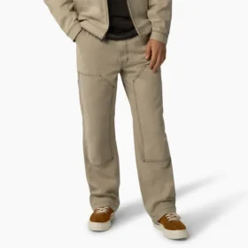 pantaloni in tela di cotone con doppio rinforzo sulle ginocchia e cuciture a contrasto 1 280x280 - Pantaloni in tela di cotone con doppio rinforzo sulle ginocchia e cuciture a contrasto