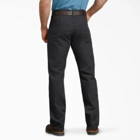Pantaloni in tela di cotone Flex Regular Fit