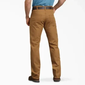 Pantaloni in tela di cotone Flex Regular Fit