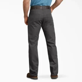 Pantaloni in tela di cotone Flex Regular Fit