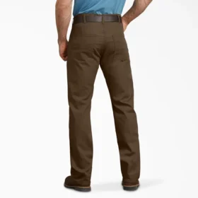 Pantaloni in tela di cotone Flex Regular Fit