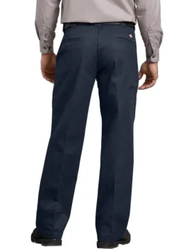Pantaloni in twill con vita comoda, vestibilità comoda e gamba dritta