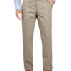 Pantaloni kaki a vita regolare con gamba affusolata e davanti piatto Pantaloni kaki a vita regolare con gamba affusolata e davanti piatto