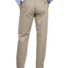 Pantaloni kaki a vita regolare con gamba affusolata e davanti piatto Pantaloni kaki a vita regolare con gamba affusolata e davanti piatto