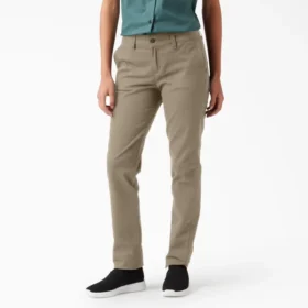 Pantaloni skinny in twill da donna