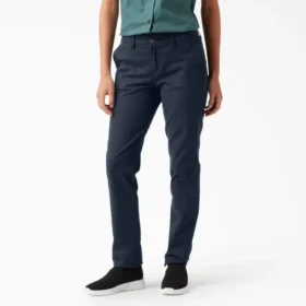 Pantaloni skinny in twill da donna