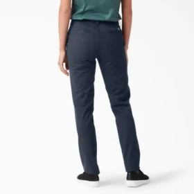 Pantaloni skinny in twill da donna
