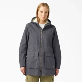Parka da donna in tela di cotone Parka da donna in tela di cotone