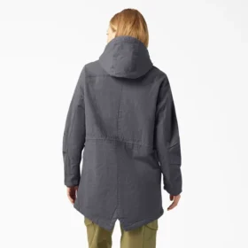 Parka da donna in tela di cotone Parka da donna in tela di cotone
