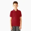 Polo a maniche corte Piqua per bambini in pantaloncini