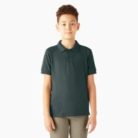 Polo a maniche corte Piqua per bambini in pantaloncini