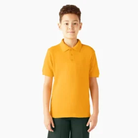 Polo a maniche corte Piqua per bambini in pantaloncini